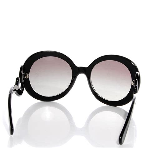 prada spr 27n|PRADA Baroque Sunglasses SPR 27N Black .